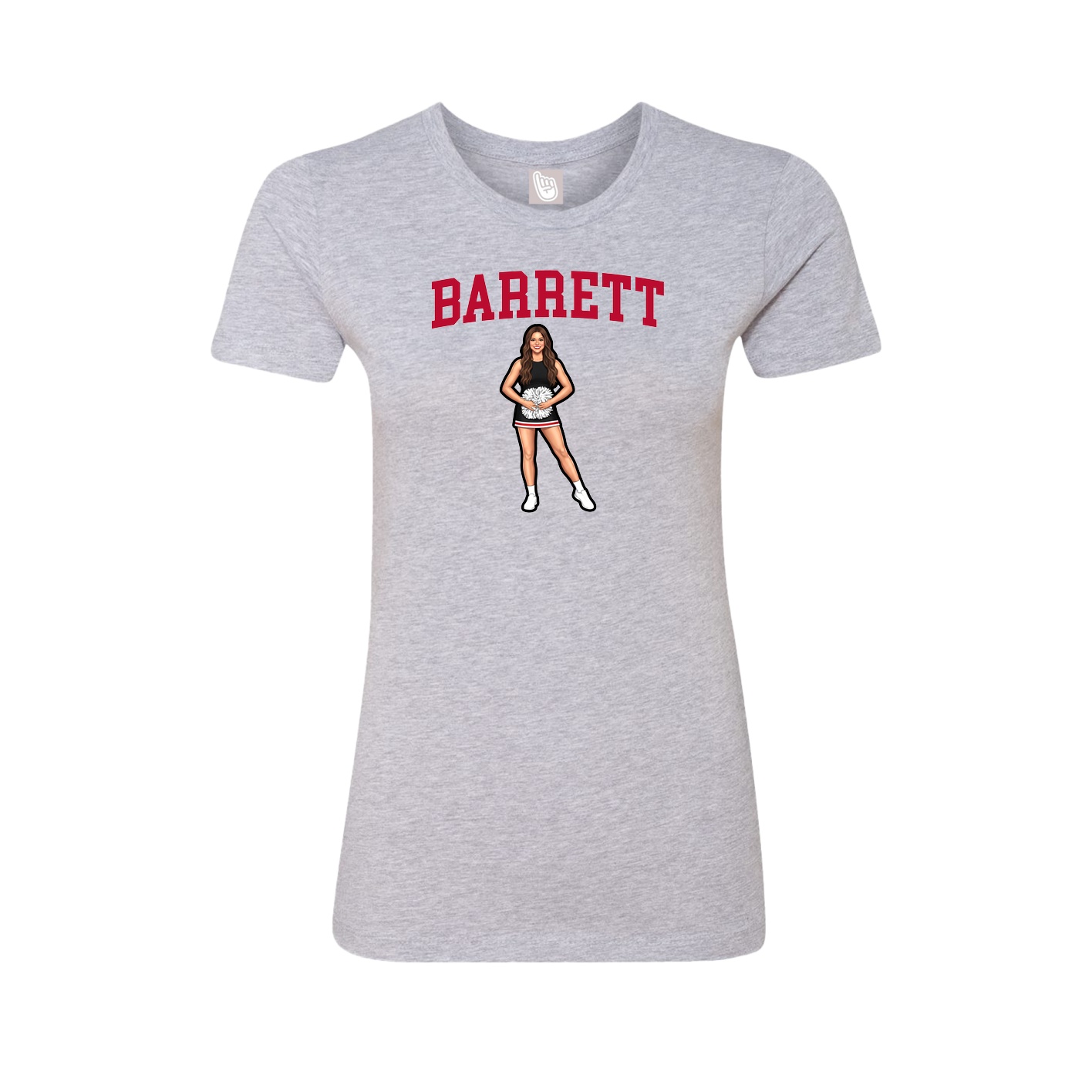 Fitted Women's Tee — Shirsey in Grey