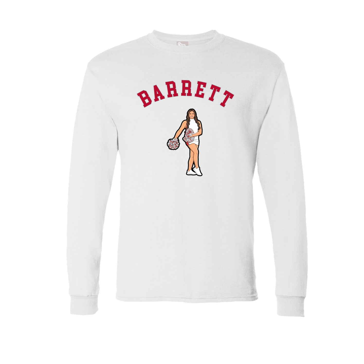 Long Sleeve Tee — Shirsey Arch in White
