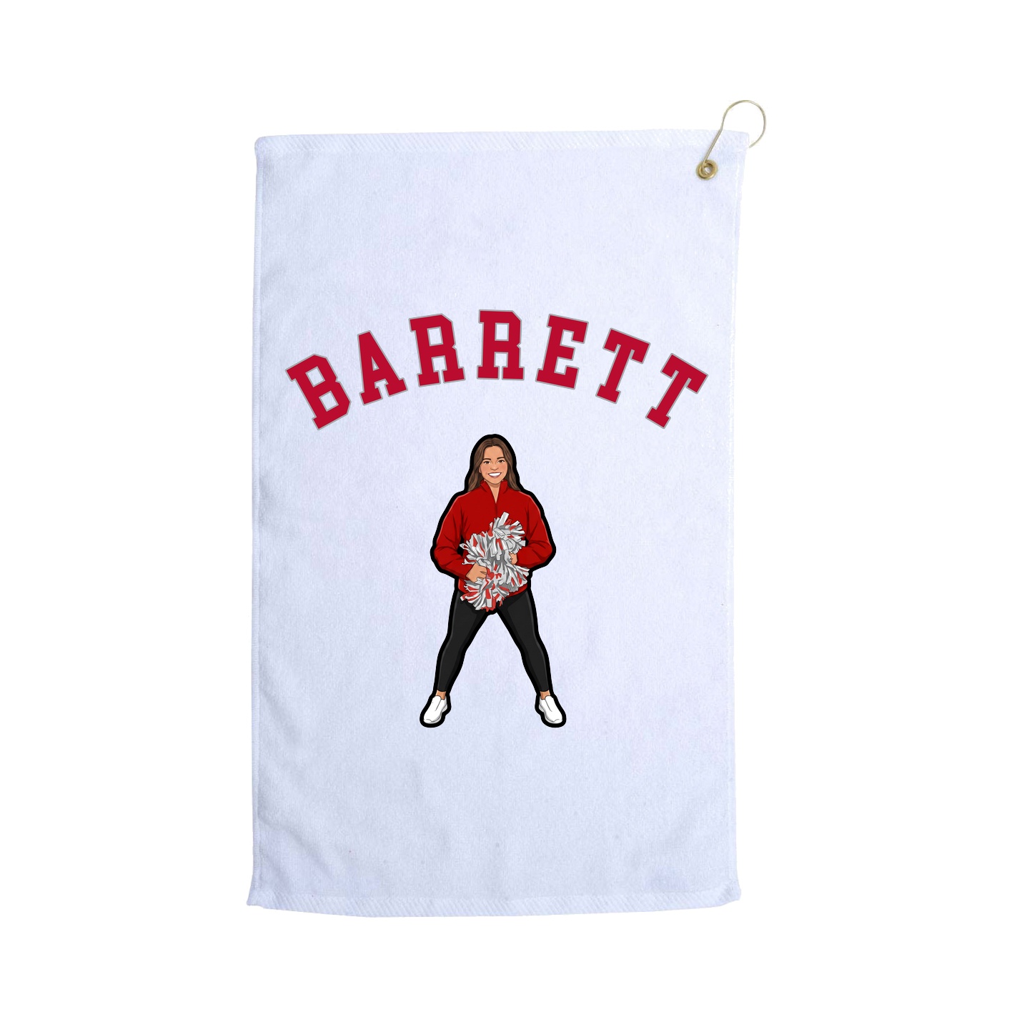 Golf Towel — Shirsey Arch in White