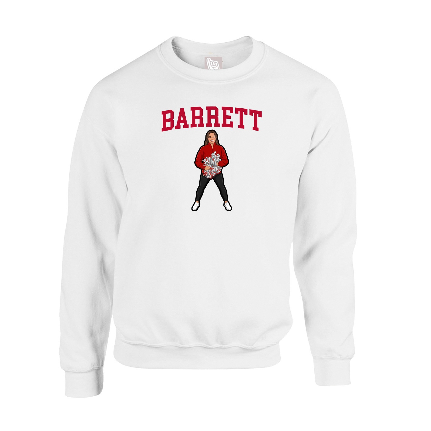 Fleece Crew — Shirsey in White