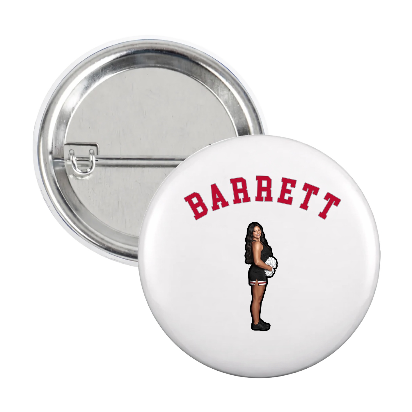 Game Day Button — Shirsey Arch in White