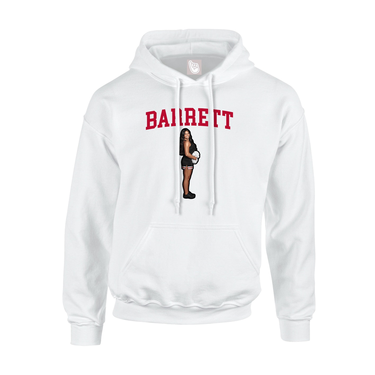 Youth Hoodie — Shirsey in White