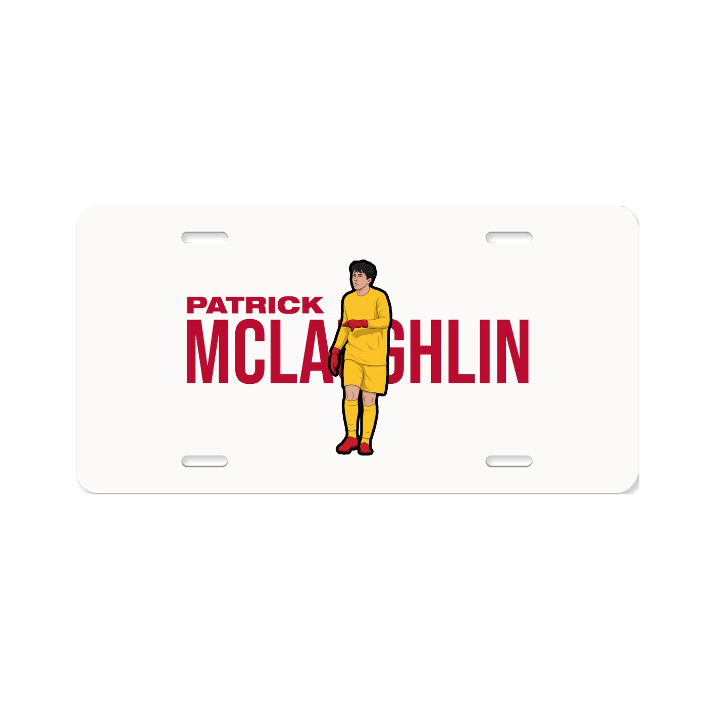 License Plate — Player Name in Classic