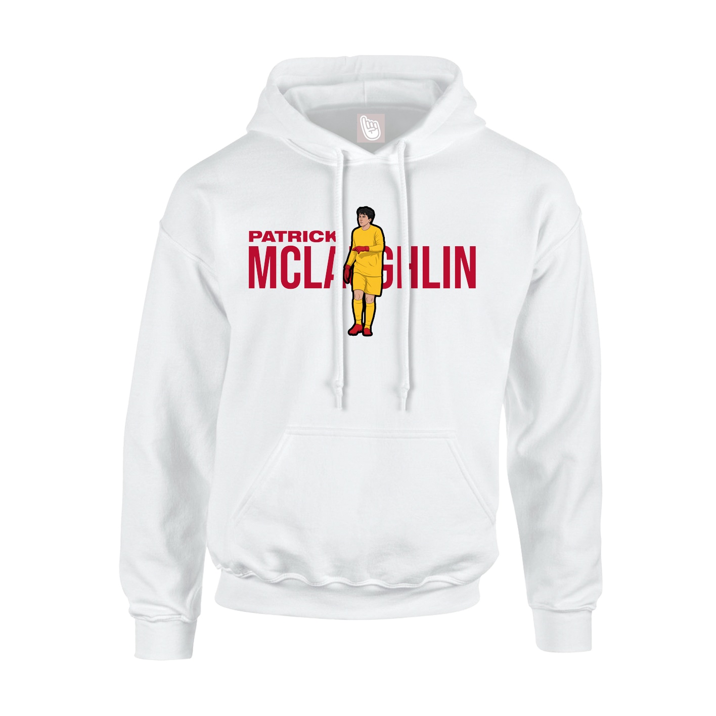 Hoodie — Player Name in White