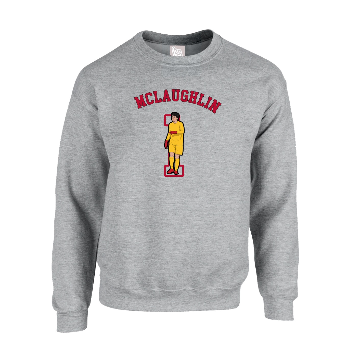 Fleece Crew — Shirsey Arch in Grey