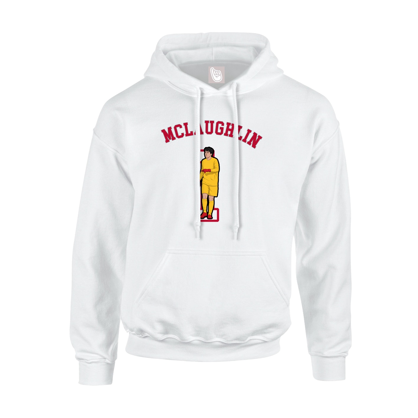Youth Hoodie — Shirsey Arch in White