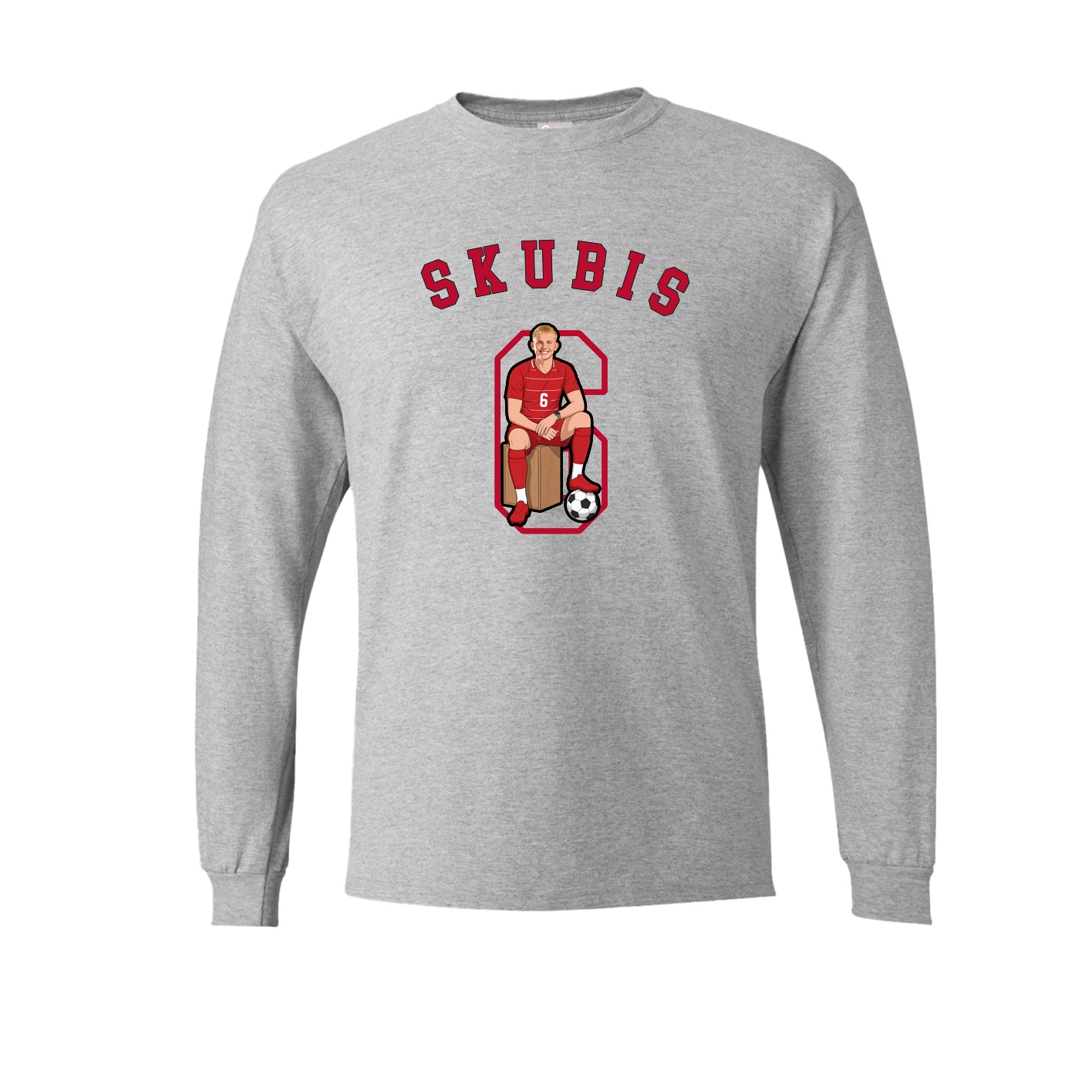 Long Sleeve Tee — Shirsey Arch in Grey