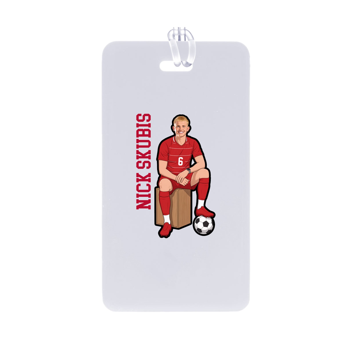 Bag Tag — Name Vertical in Classic