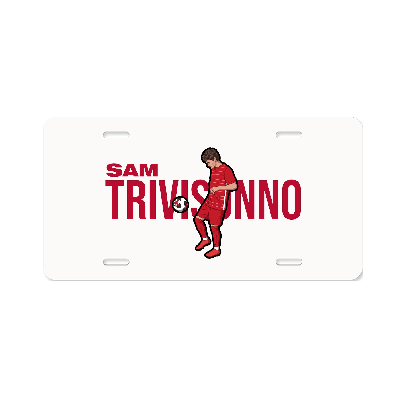 License Plate — Player Name in Classic