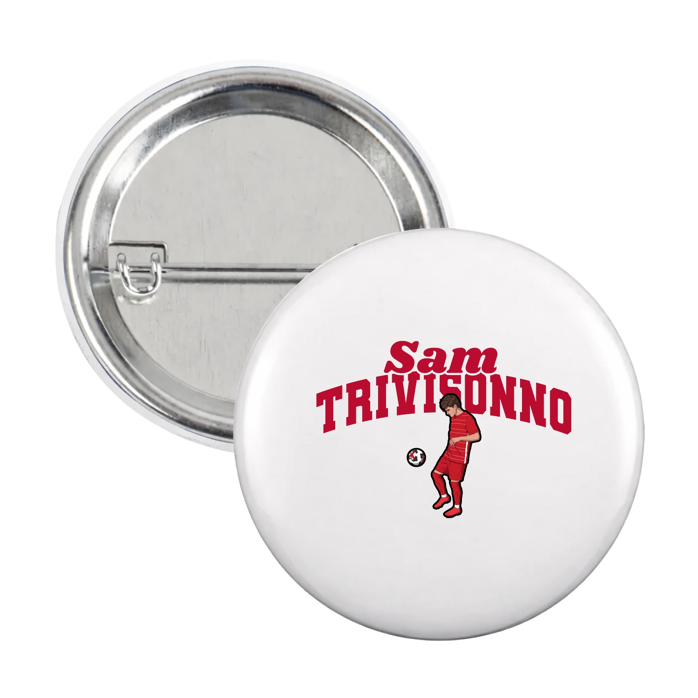 Game Day Button — Signature Arch in White