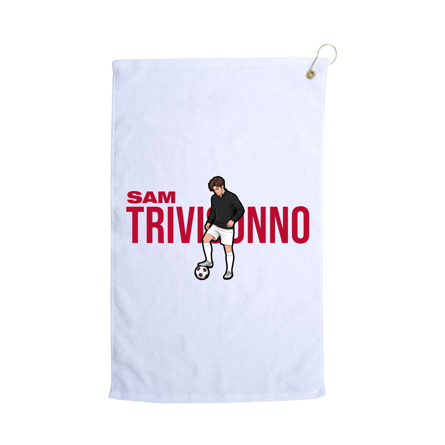Golf Towel — Player Name in White