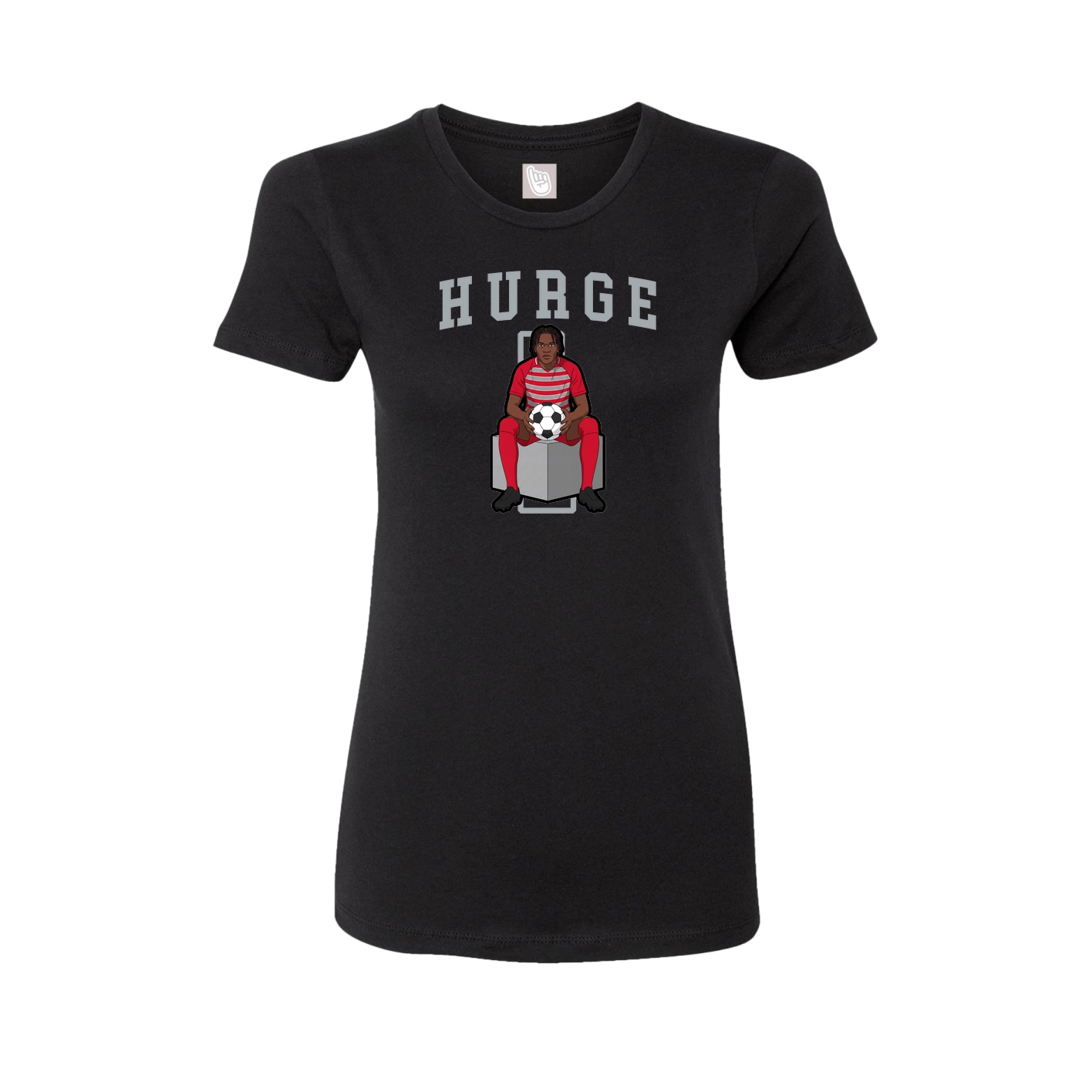 Fitted Women's Tee — Shirsey in Black