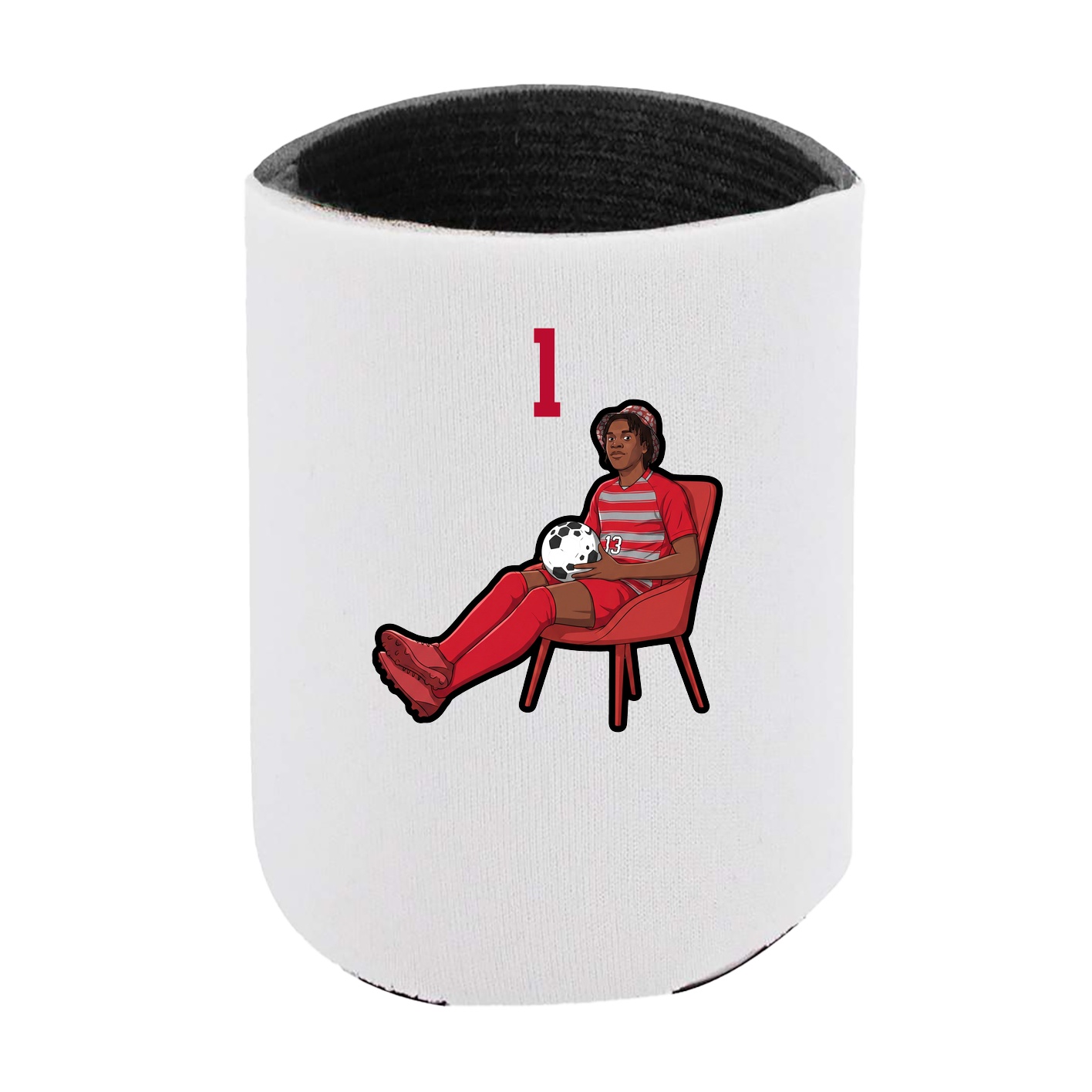 Can Holder — Number Top in White