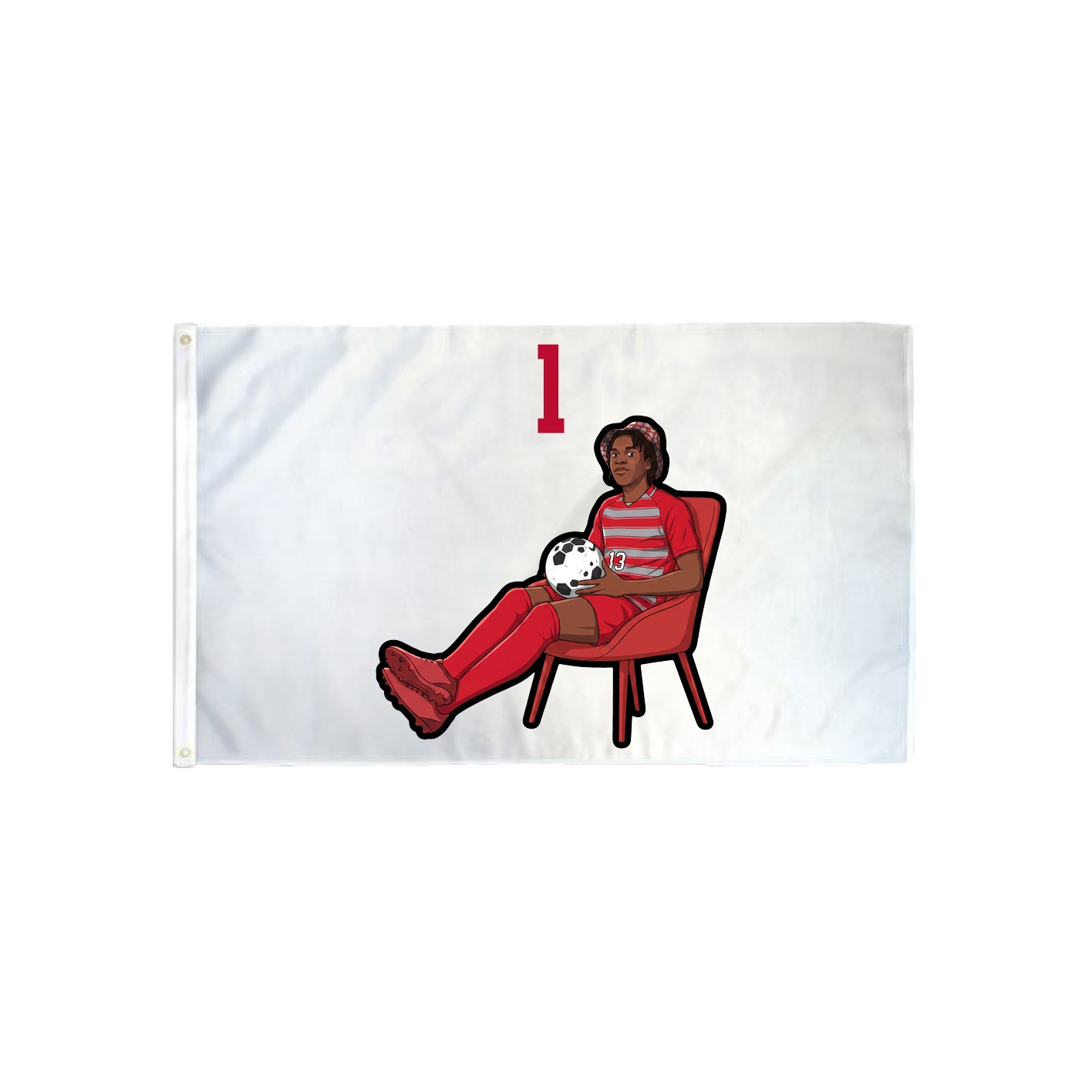 3x5 Flag — Number Top in Classic