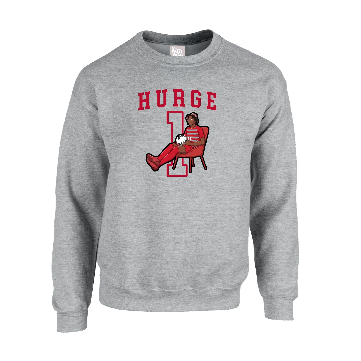 Fleece Crew — Shirsey in Grey