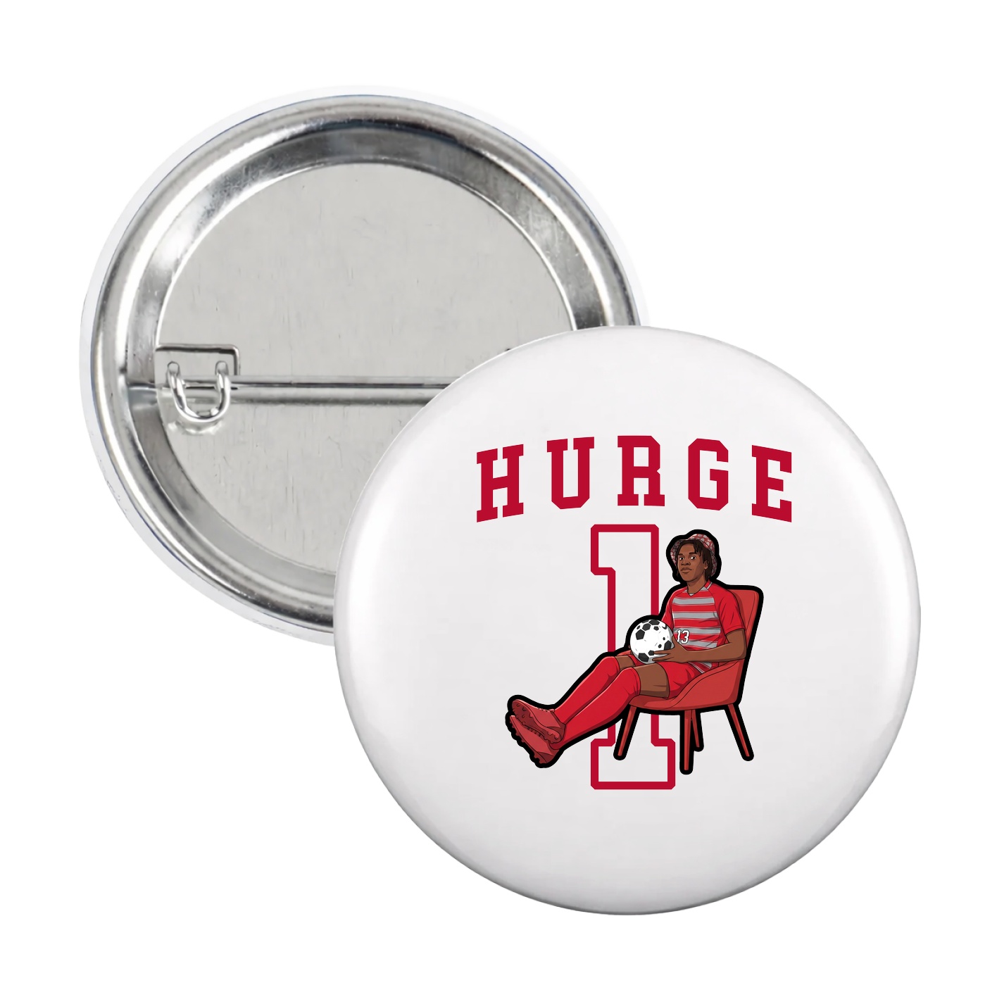 Game Day Button — Shirsey in White