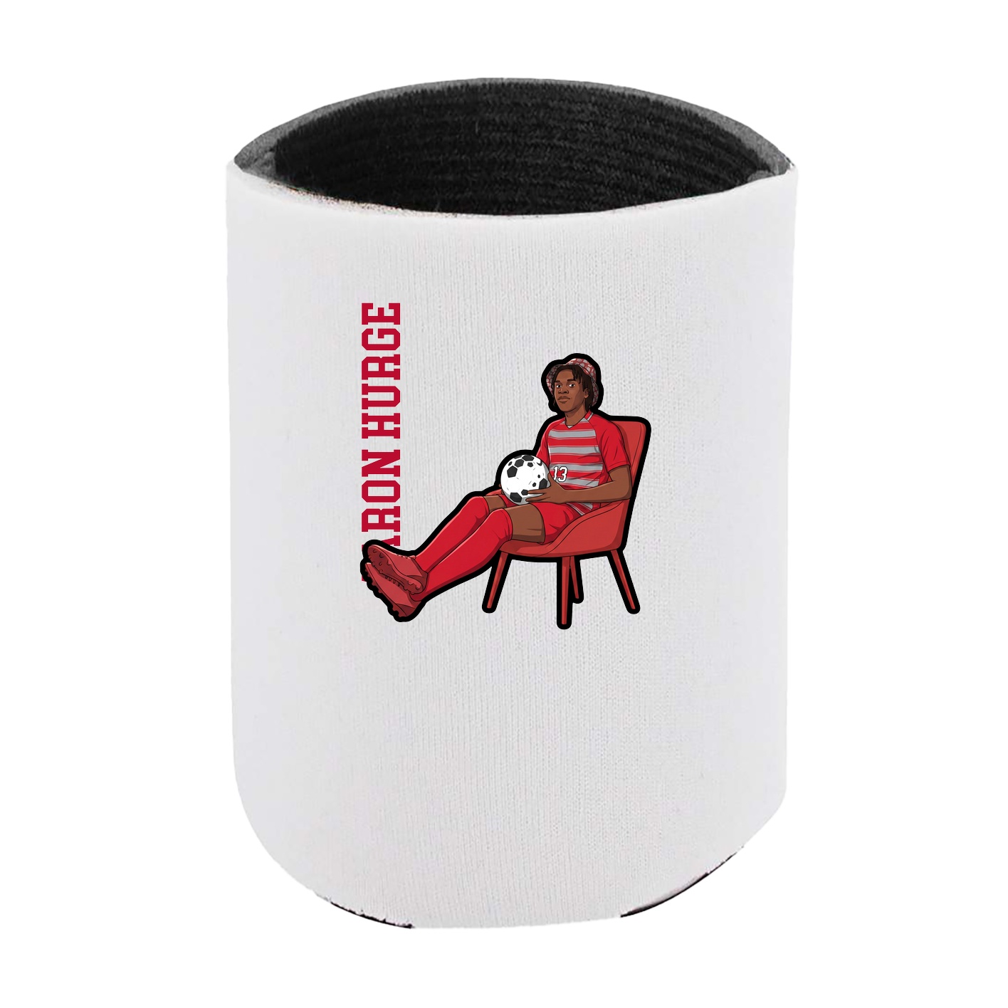 Can Holder — Name Vertical in White