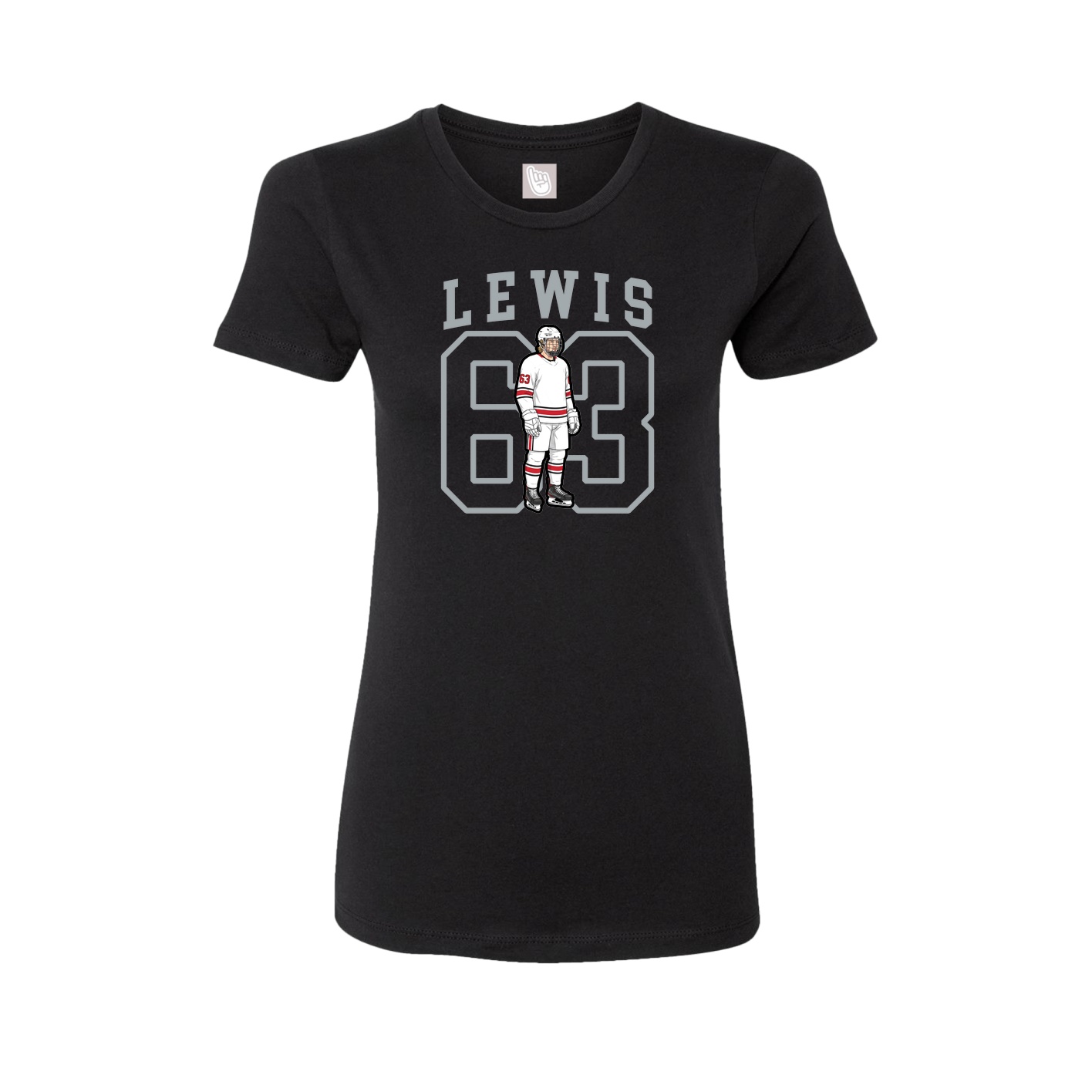 Fitted Women's Tee — Shirsey in Black
