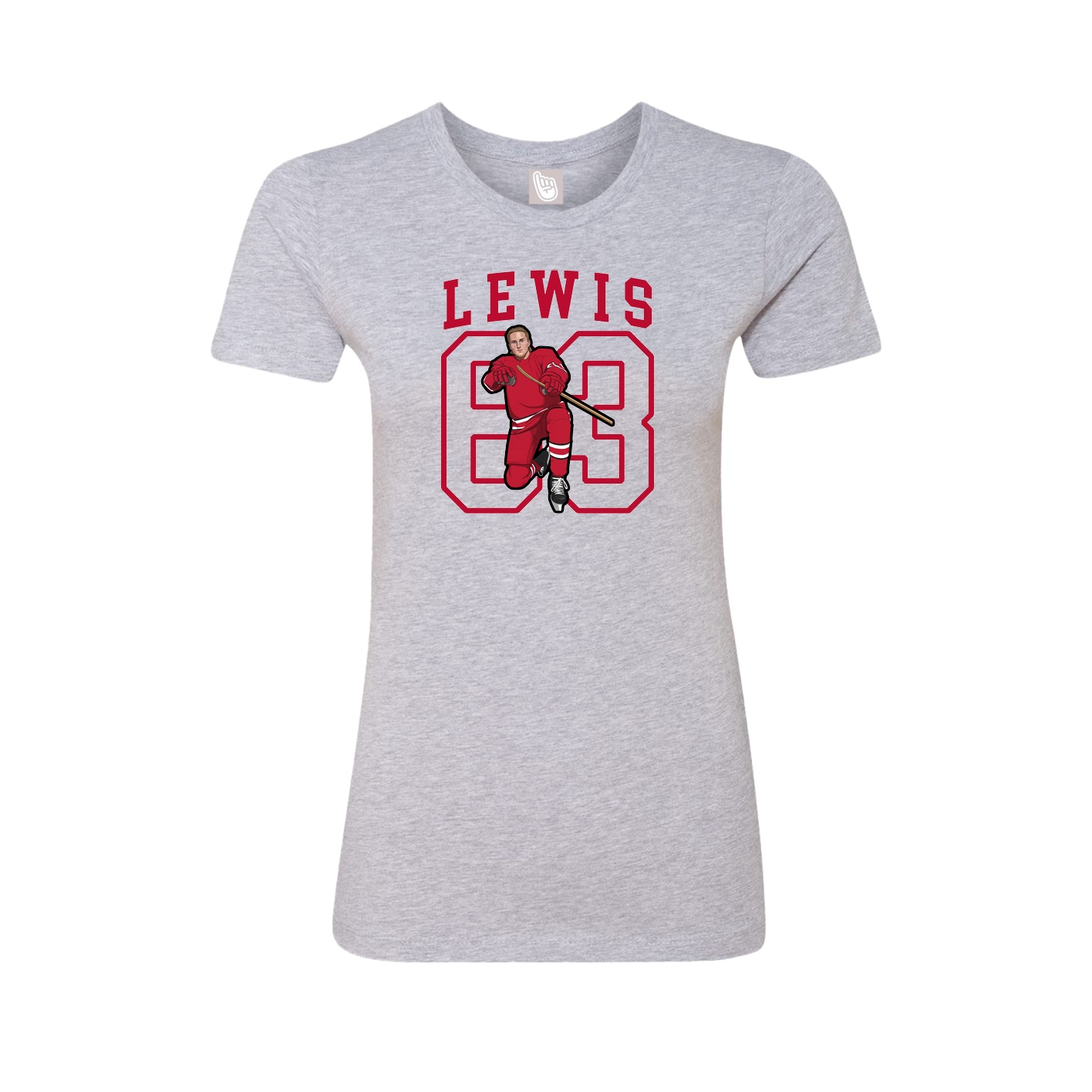 Fitted Women's Tee — Shirsey in Grey