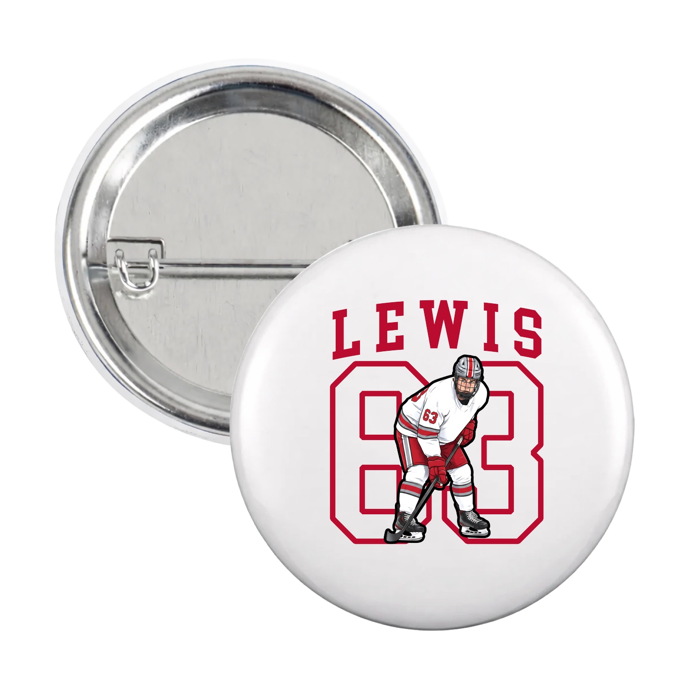 Game Day Button — Shirsey in White