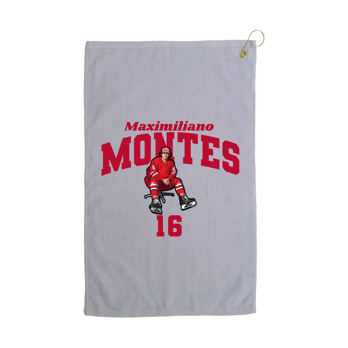 Golf Towel — Signature Arch in Grey