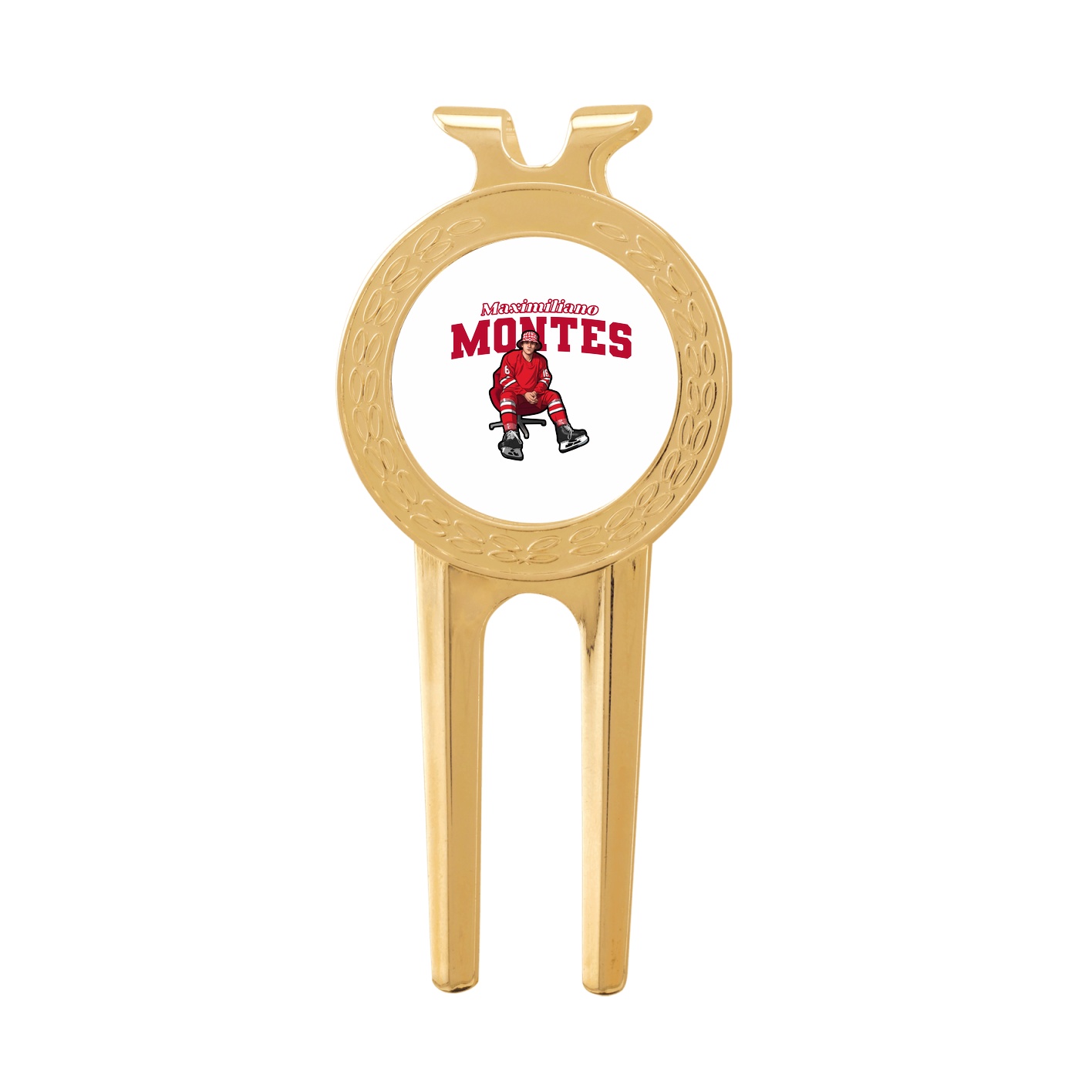 Divot Tool with Ball Marker — Name Arch in Classic