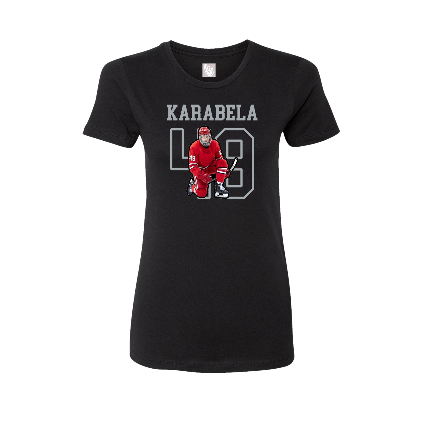 Fitted Women's Tee — Shirsey in Black