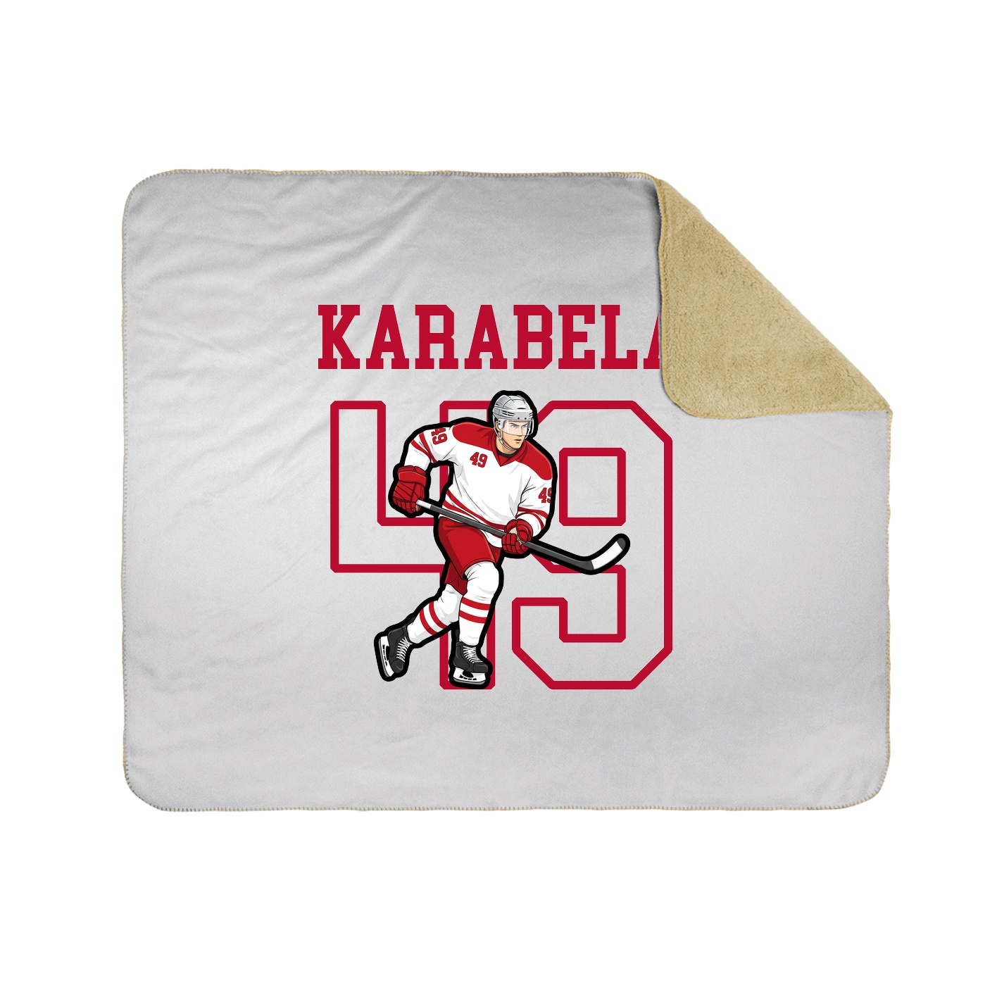 Throw Blanket — Shirsey in White