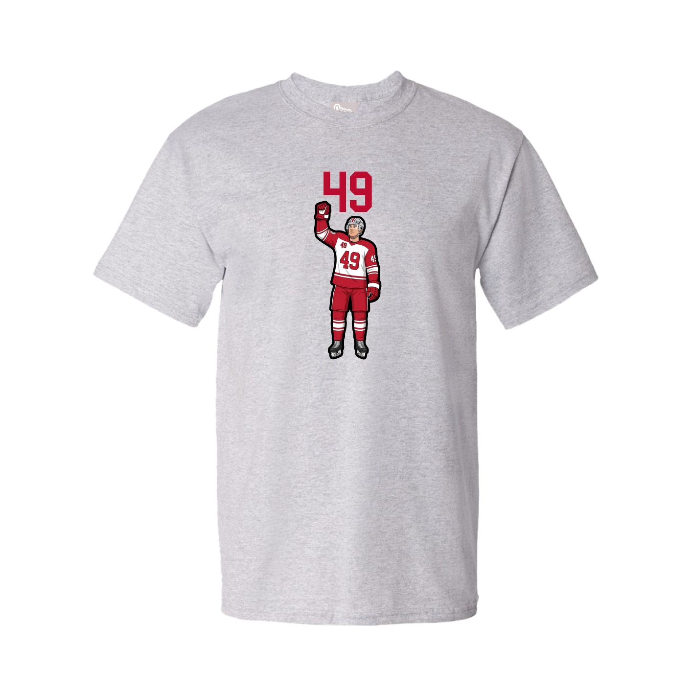 Tee — Number Top in Grey