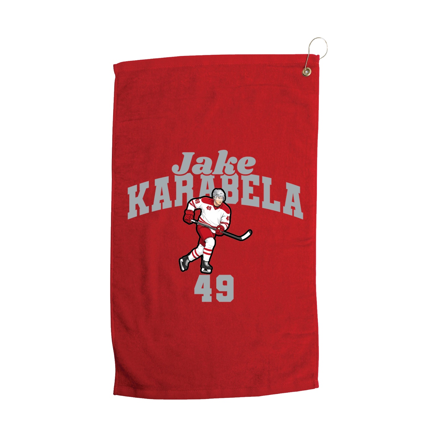 Golf Towel — Signature Arch in Red
