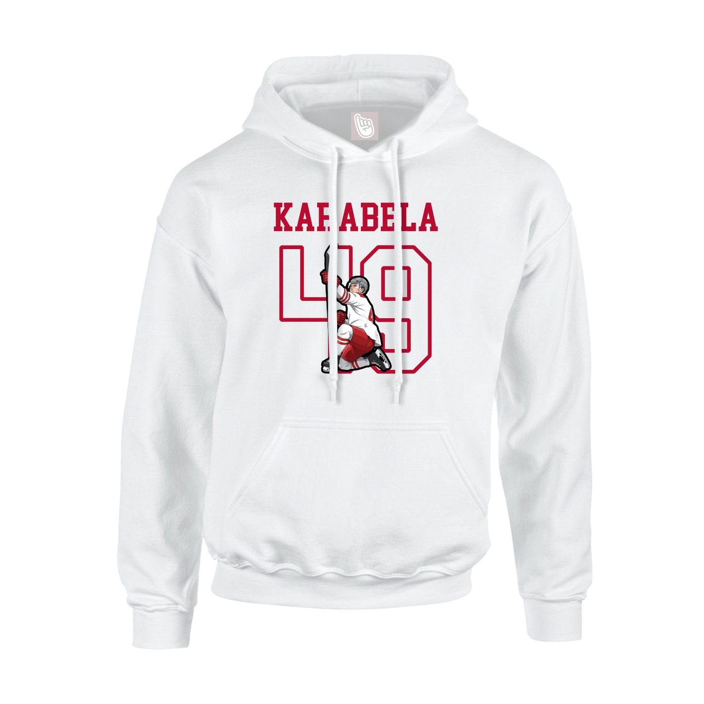 Hoodie — Shirsey in White