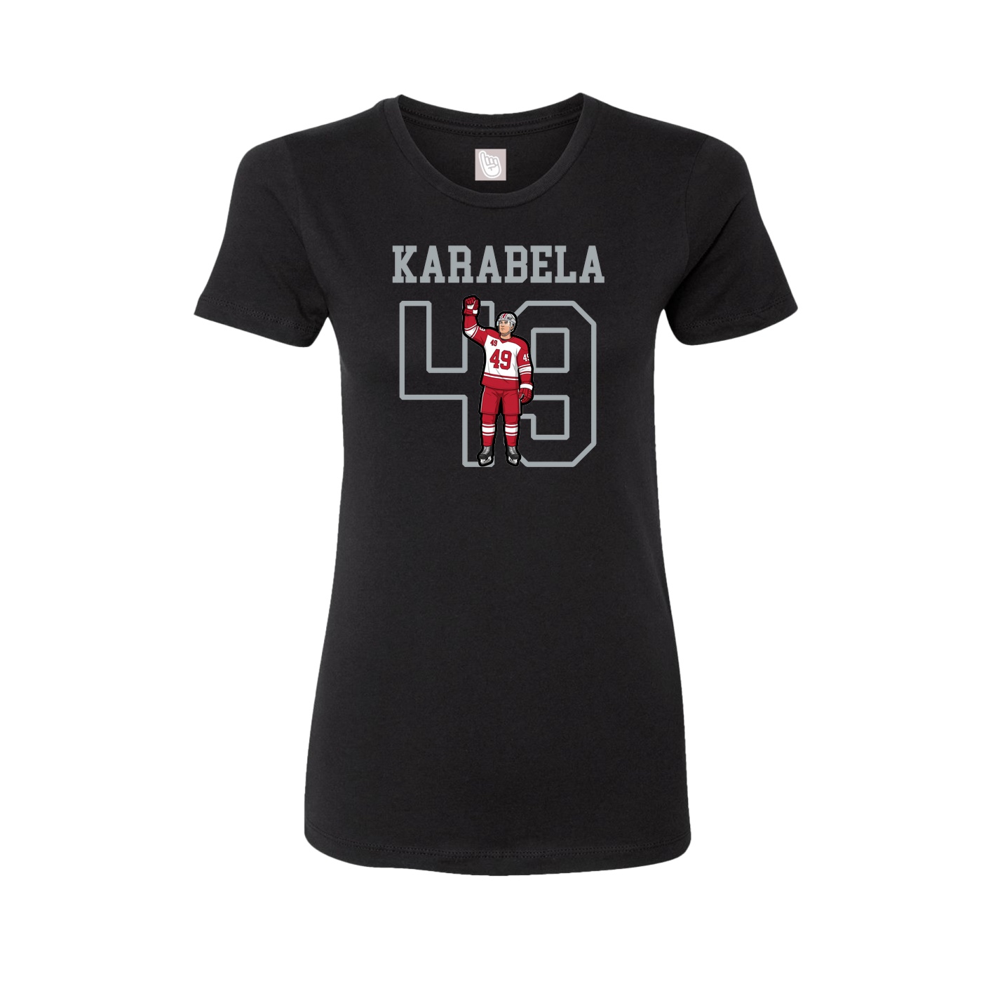Fitted Women's Tee — Shirsey in Black