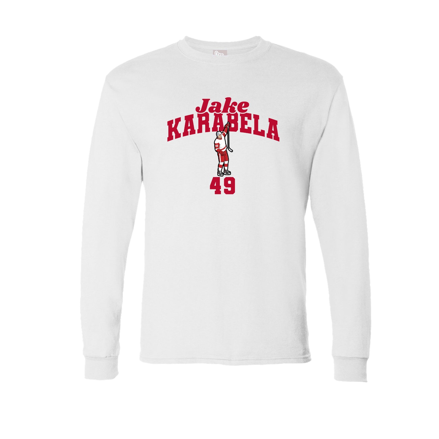 Long Sleeve Tee — Signature Arch in White