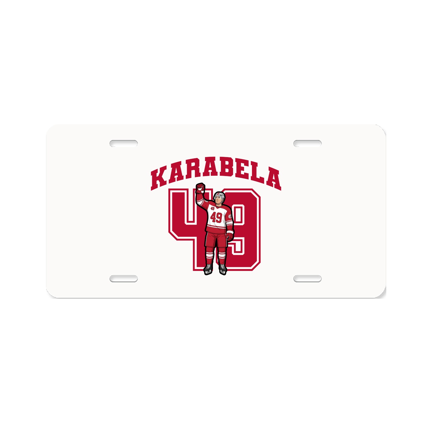 License Plate — Number in Classic