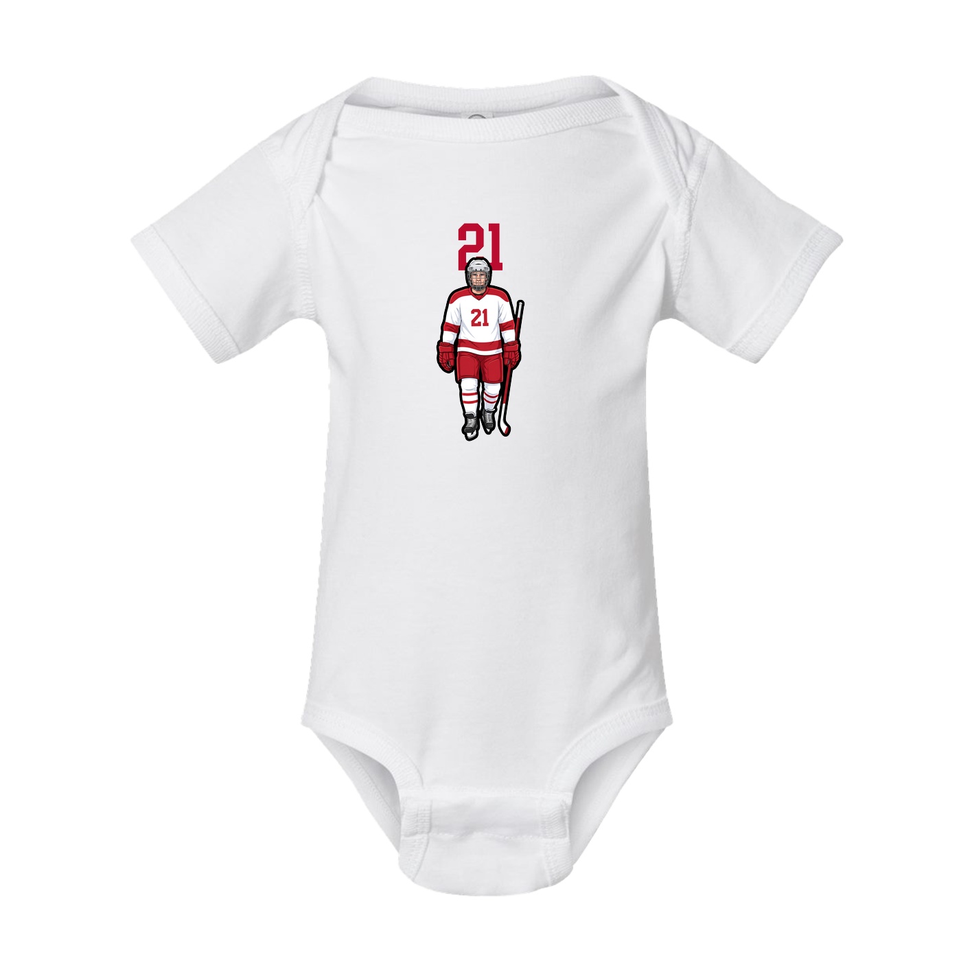 Baby Onesie — Number Top in White