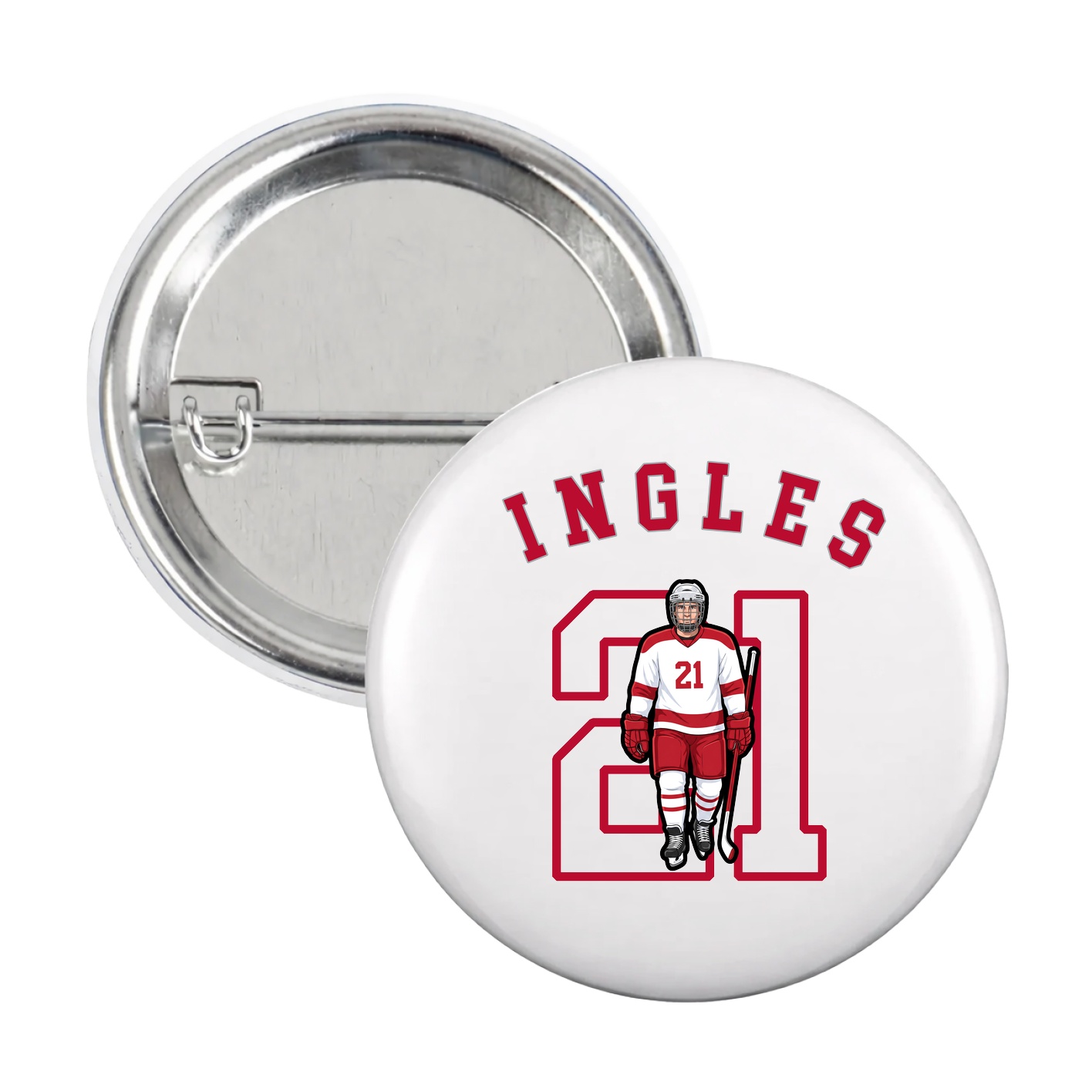 Game Day Button — Shirsey Arch in White