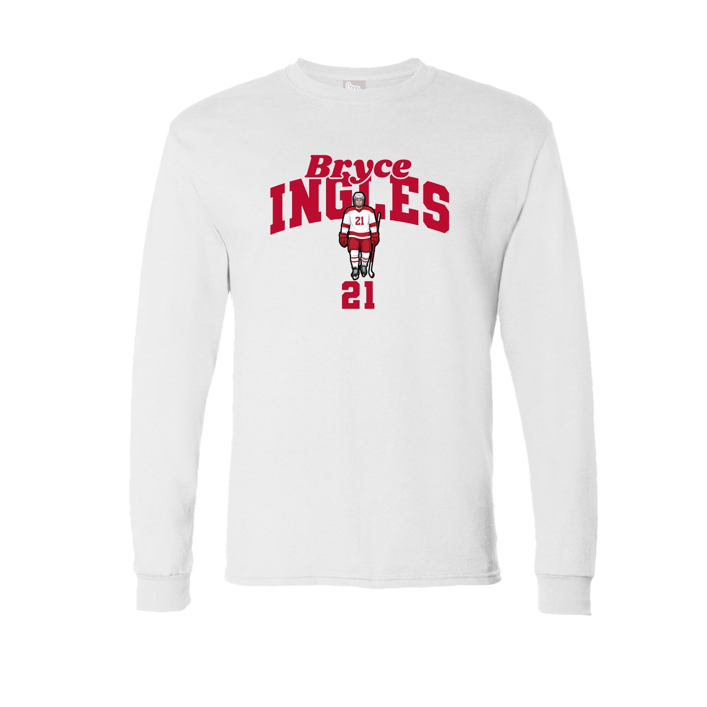 Long Sleeve Tee — Signature Arch in White