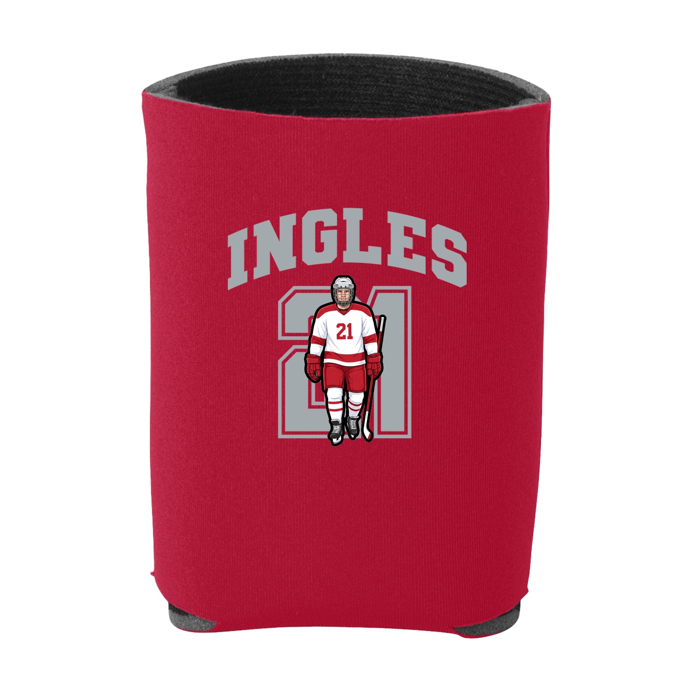 Can Holder — Number in Red