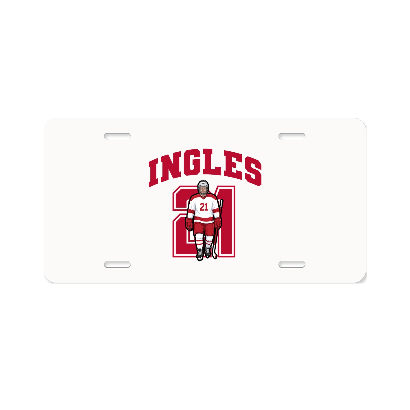 License Plate — Number in Classic