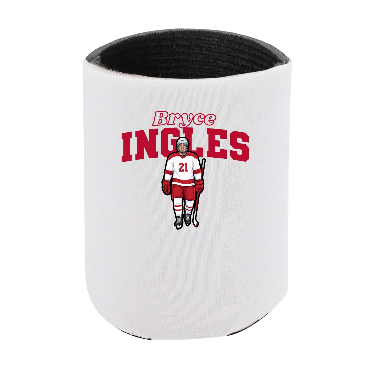 Can Holder — Name Arch in White