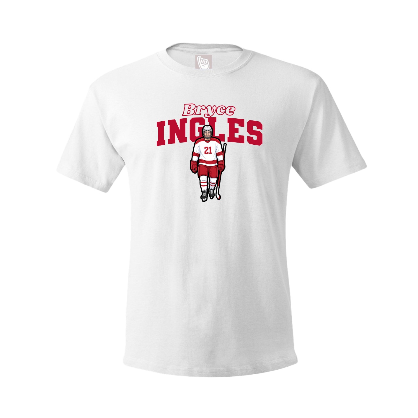 Tee — Name Arch in White