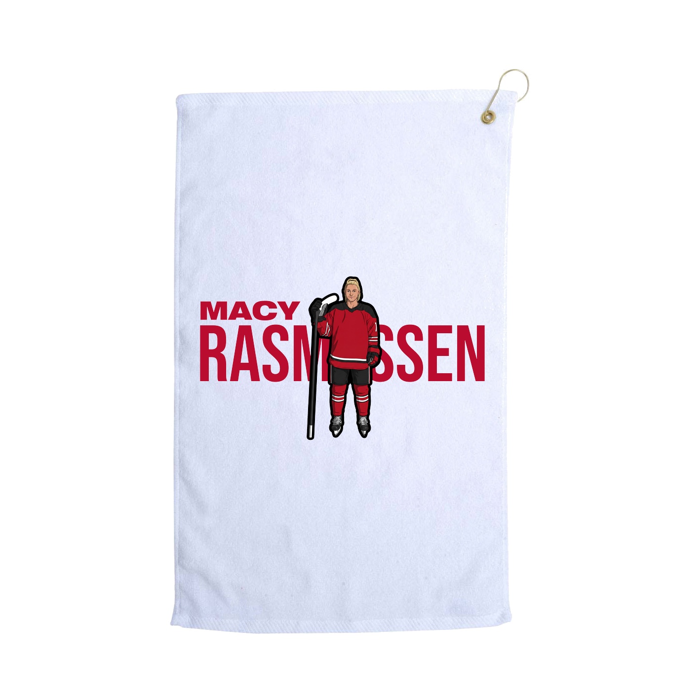 Golf Towel — Player Name in White