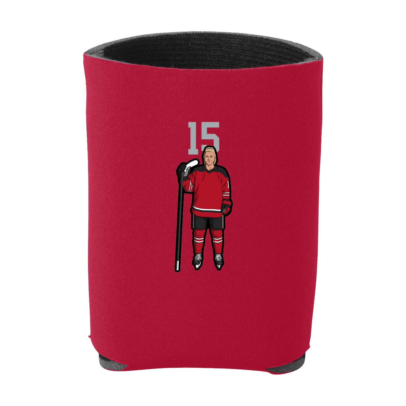 Can Holder — Number Top in Red