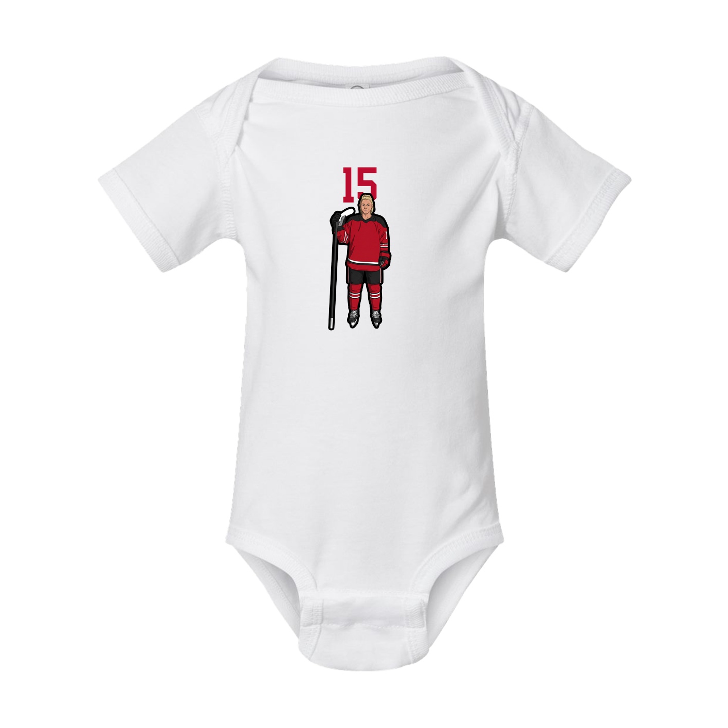 Baby Onesie — Number Top in White