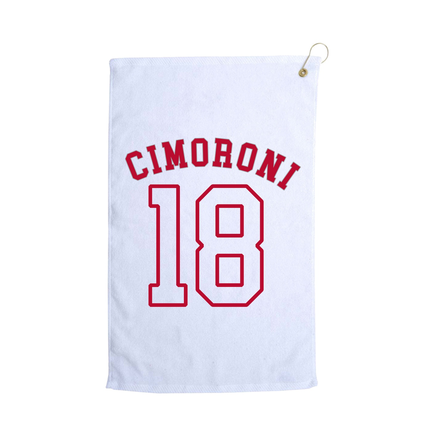 Golf Towel — Shirsey Arch in White