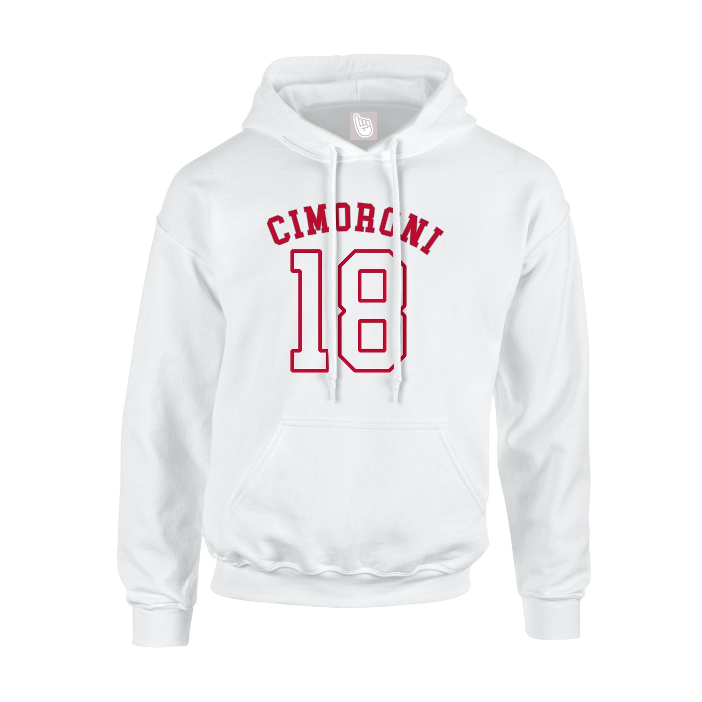 Hoodie — Shirsey Arch in White