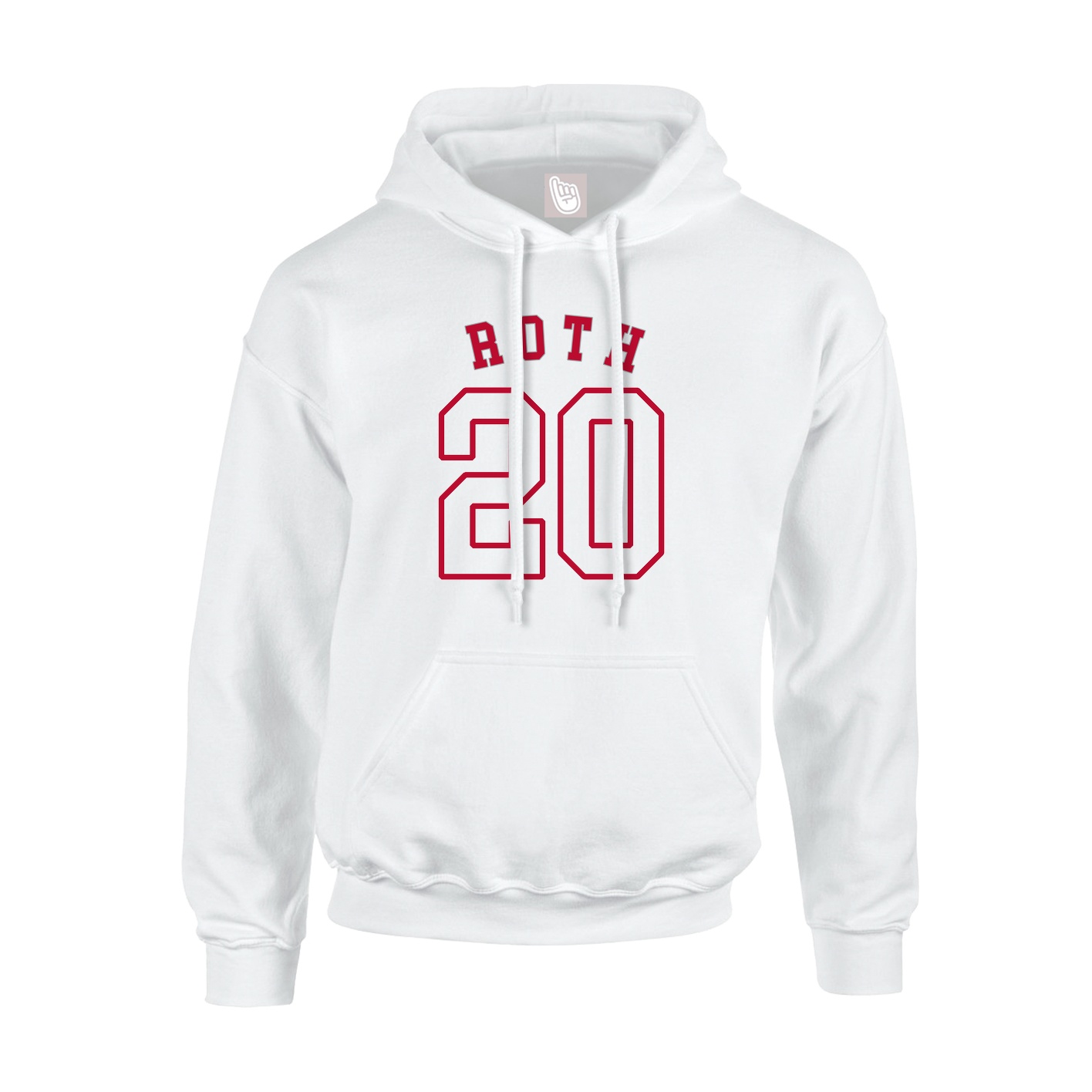 Hoodie — Shirsey Arch in White