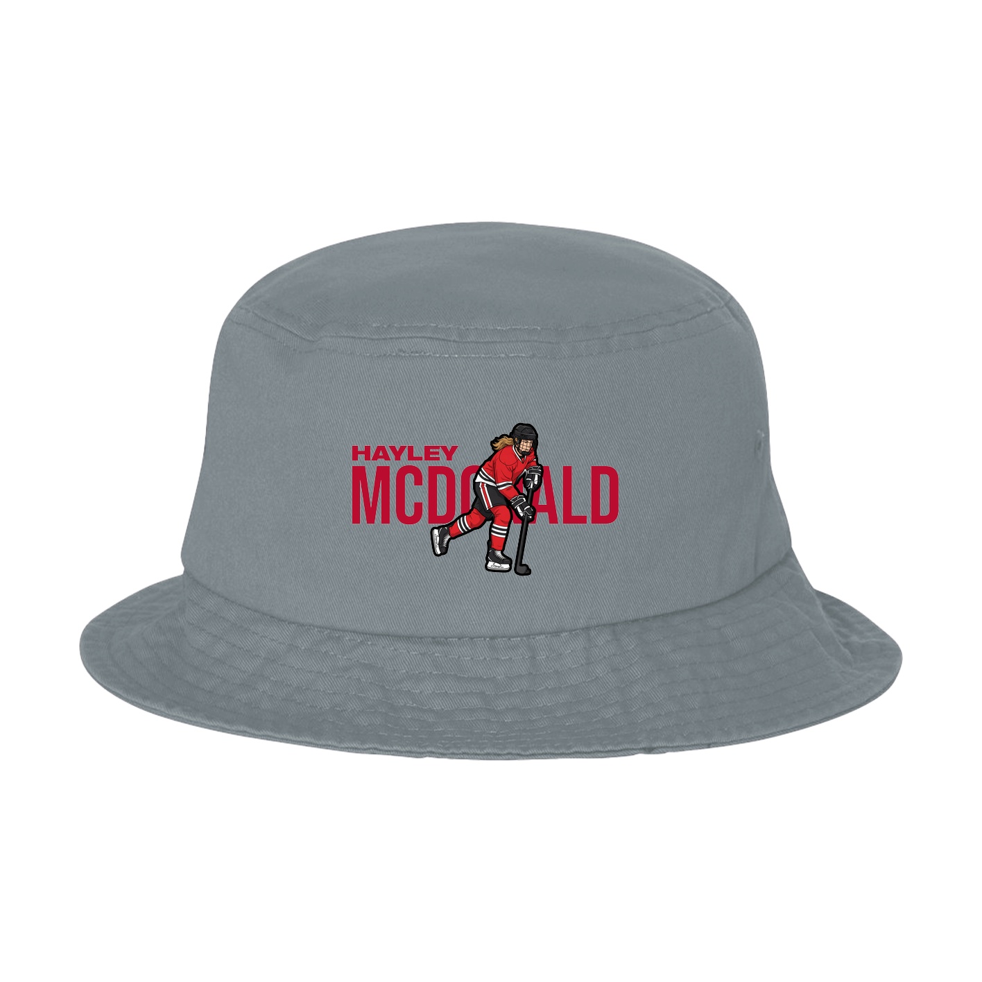 Bucket Cap — Player Name in Grey