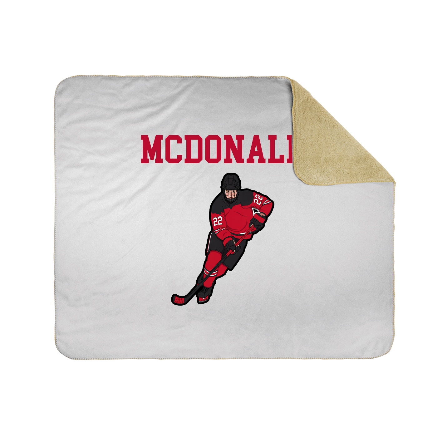 Throw Blanket — Shirsey in White