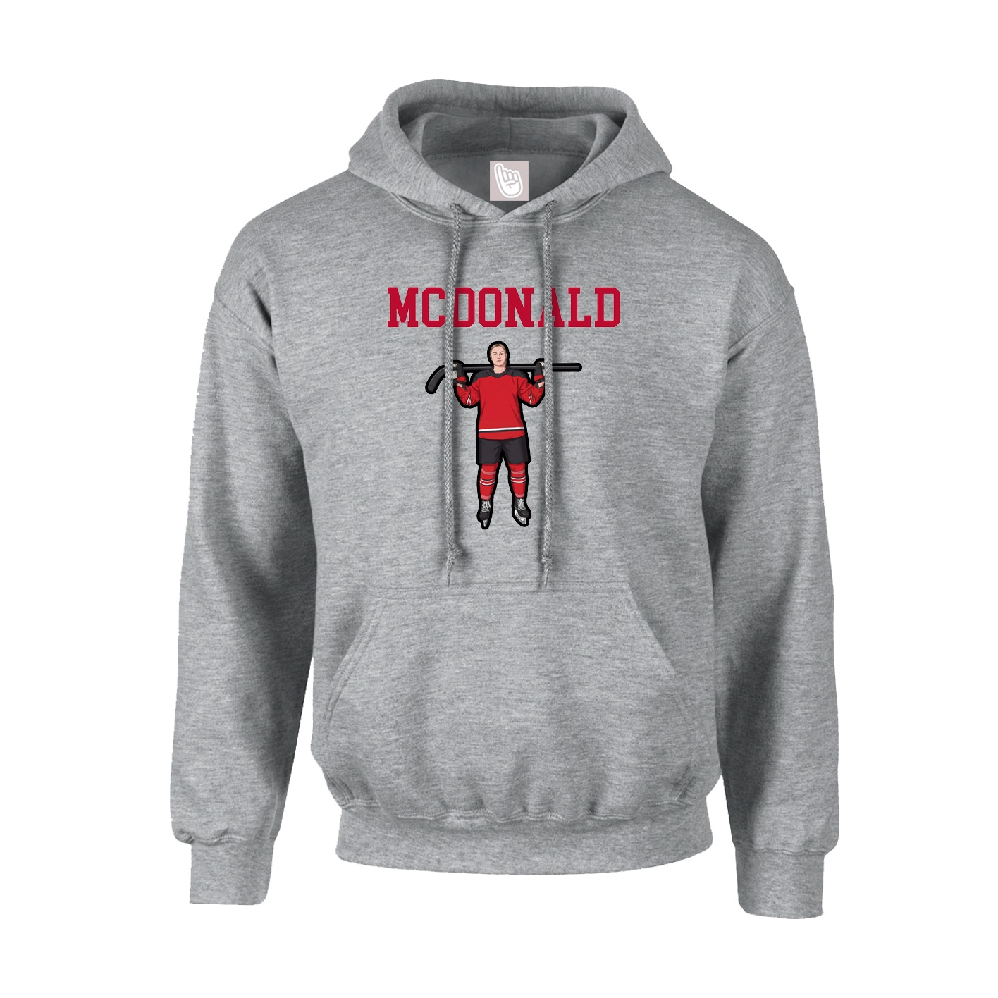 Hoodie — Shirsey in Grey